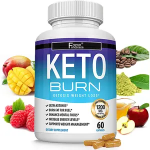 Suplemento Vegan BHB Keto Diet Pills Fat Burner Pills Cápsulas para perder peso