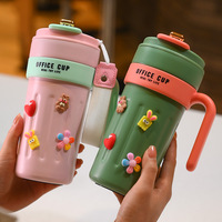 Tasses isothermes à café personnalisées avec logo, affichage intelligent de la température, gourde sous vide, gobelet à café intelligent avec poignée