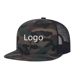 Gorra de camionero Snapback de malla de camuflaje personalizada gorras de camionero de 6 paneles de alta calidad - Product Image 1