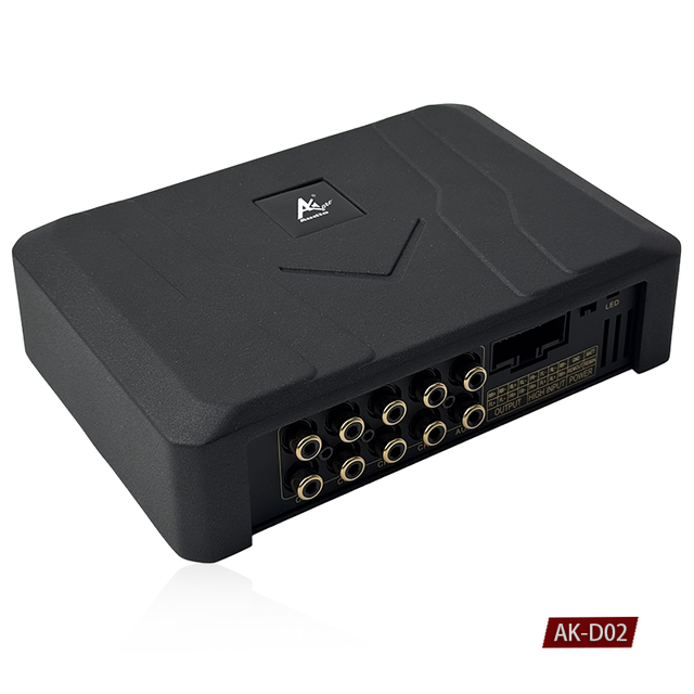 AK-D02 High Power DSP Car Amplifier Mono Block DSP Auto Amplifier New Design 4/6 Channels 4*60W for Subwoofer