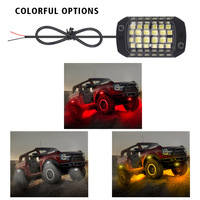 12v Led Pure White Rock Lights Autres accessoires d'éclairage de voiture 36 puces LED Rock Lamp Utv Classic Rocklight pour camion Yacht