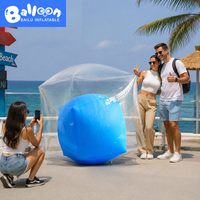 Bloc de glace gonflable personnalisé pour la décoration d'événements festifs, la publicité commerciale, les événements de carnaval