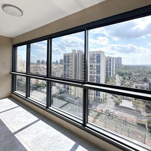 Porte patio <span class=keywords><strong>coulissante</strong></span> moderne à double vitrage avec cadre en aluminium thermolaqué, surface finie pour application extérieure en appartement - Product Image 1