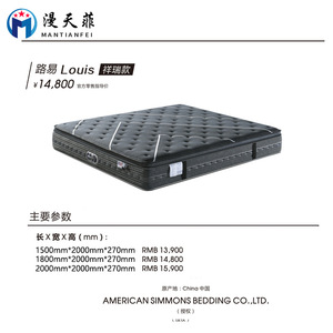 ที่นอนยางพารา Simmons Luxury Dream Series รุ่น Medium Firm Pocket Spring ขนาดเตียงคู่ สำหรับใช้ในห้องนอน - Product Image 4