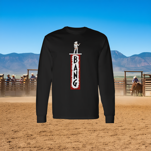 Western Cowgirl Country <b>Cowboy</b> Rodeo Bang Long Sleeve <b>T</b>-<b>Shirt</b> - Product Image 3