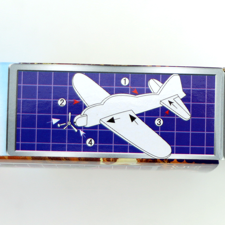 Supply 1. Kid's educational toy fighter plane paper model