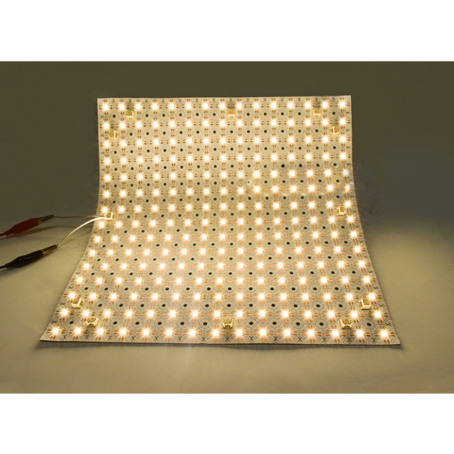 300x300mm CRI80/90/95 Flexible Led Lighting Sheet Warm White Paper Thin Led Back Light Panel Lighting for Indoor Use
