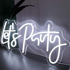 Let's ไฟนีออน LED สำหรับตกแต่งผนัง<span class=keywords><strong>ป้าย</strong></span>อิเล็กทรอนิกส์อุปกรณ์ไม่มีปริมาณการสั่งซื้อขั้นต่ำ - Product Image 1