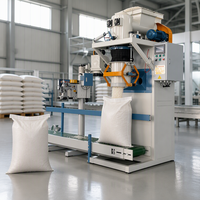 Machine d'emballage de céréales pour riz, blé, maïs, granulés d'aliments, sacs tissés en PP de 10, 25, 50 kg – Ligne complète d'équipement de pesage et d'ensachage