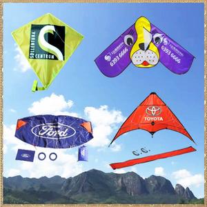 طائرة ورقية صينية احترافية بدون إطار ذات خطين مع شعار مخصص مطبوع، طائرة ورقية ناعمة للتدريب - Product Image 4