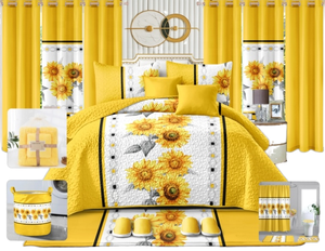 Venta al por mayor de 6 piezas de microfibra King Size juego de sábanas funda de almohada a rayas planta de algodón para hoteles flor impresa ropa de cama Stock - Product Image 1