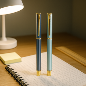 <span class=keywords><strong>Penna</strong></span> <span class=keywords><strong>Stilografica</strong></span> di Lusso EF con Pennino Extra <span class=keywords><strong>Fine</strong></span> per Scrittura di Precisione in Contabilità Finanziaria, Corpo in Metallo, Forniture per Ufficio - Product Image 3