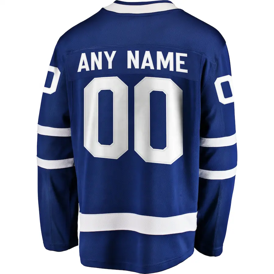 Großhandel Eishockeymode Herren genäht blau USA Toronto Eishockeyordinform 34 Matthews 16 Marner
