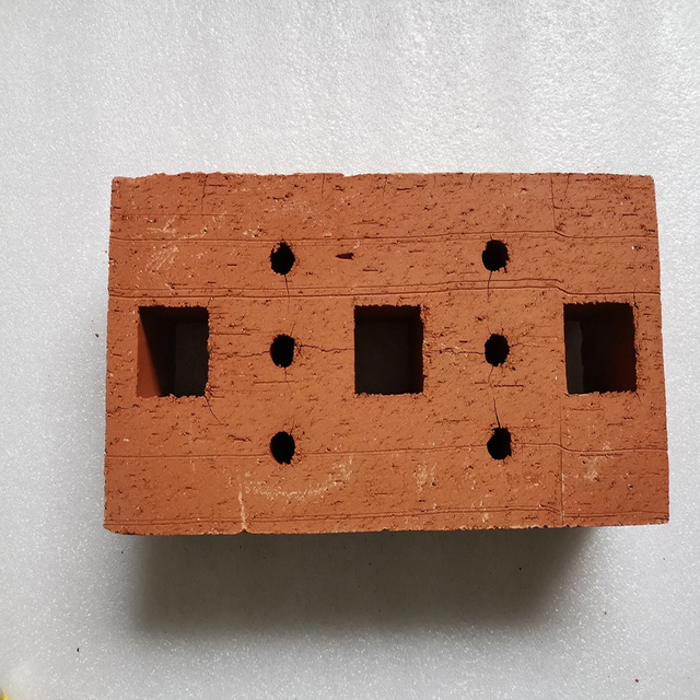 Red Perforated Clay Bricks for Construction