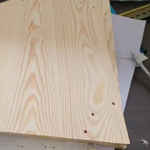 Panel de madera de pino en forma de abanico, forma irregular para decoración del hogar, uso en sala de estar, tablas de madera maciza BH 288 - Product Image 5