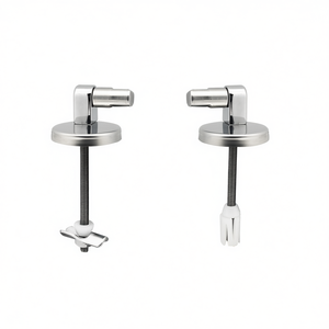 Kit de Repuesto de Bisagras para Inodoro Mod T7, Herrajes de Montaje para Asiento de Inodoro, Paquete de 2, Acero Inoxidable - Product Image 3