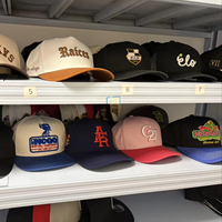 Casquette de baseball unisexe personnalisable avec logo, 5 panneaux, broderie 3D, OEM, ajustable, 100 % polyester, vente en gros