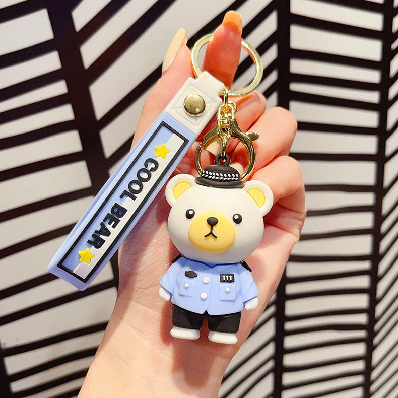 Oso uniforme de policía