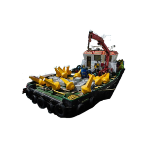 Grue hydraulique portuaire robuste avec rotation à 360° °   Rotation pour le chargement de navires de marchandises en vrac - Product Image 3