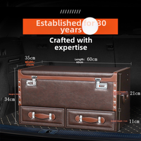 Organisateur de coffre de voiture pour SUV et berlines, boîte de rangement de cargaison, grande capacité, antidérapant, imperméable, haute qualité, robuste