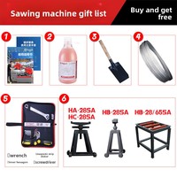 Scie à ruban hydraulique compacte HUOXIAN personnalisée, semi-automatique, pour la découpe de tôles d'acier et de profilés en aluminium, moteur 2,2 kW, multifonctionnelle