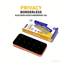 Protection d'écran en verre trempé anti-espion 9H 0,4 mm 30 degrés pour iPhone 14 15 16 17 Pro Max 17Air 17E