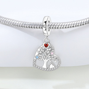 Original White Copper <b>Bead</b> <b>Bracelet</b> - DIY Heart Tree of Life Jewelry, Personalized Women's Jewelry - Product Image 2