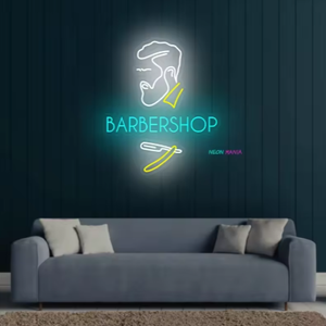 <span class=keywords><strong>ป</strong></span>้ายไฟนีออนโฆษณาทรงผมผู้ชายแบบปรับแต่งได้ โมดูล LED ใช้พลังงานแบตเตอรี่ กันน้ำระดับ IP54 ตั้งพื้นได้ หลายสี - Product Image 2