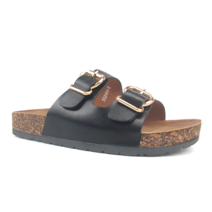 Piattaforma estiva comodi sandali casual da esterno <span class=keywords><strong>con</strong></span> bottone doppio cinturino leggero ampio <span class=keywords><strong>con</strong></span> <span class=keywords><strong>suola</strong></span> <span class=keywords><strong>in</strong></span> <span class=keywords><strong>sughero</strong></span> Slide donna pantofola - Product Image 6