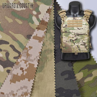 Tissu Tactique Cordura en Nylon 500D Imperméable Respirant pour Doublures de Gilet Tactique pour Équipement Tactique Extérieur Durable Léger