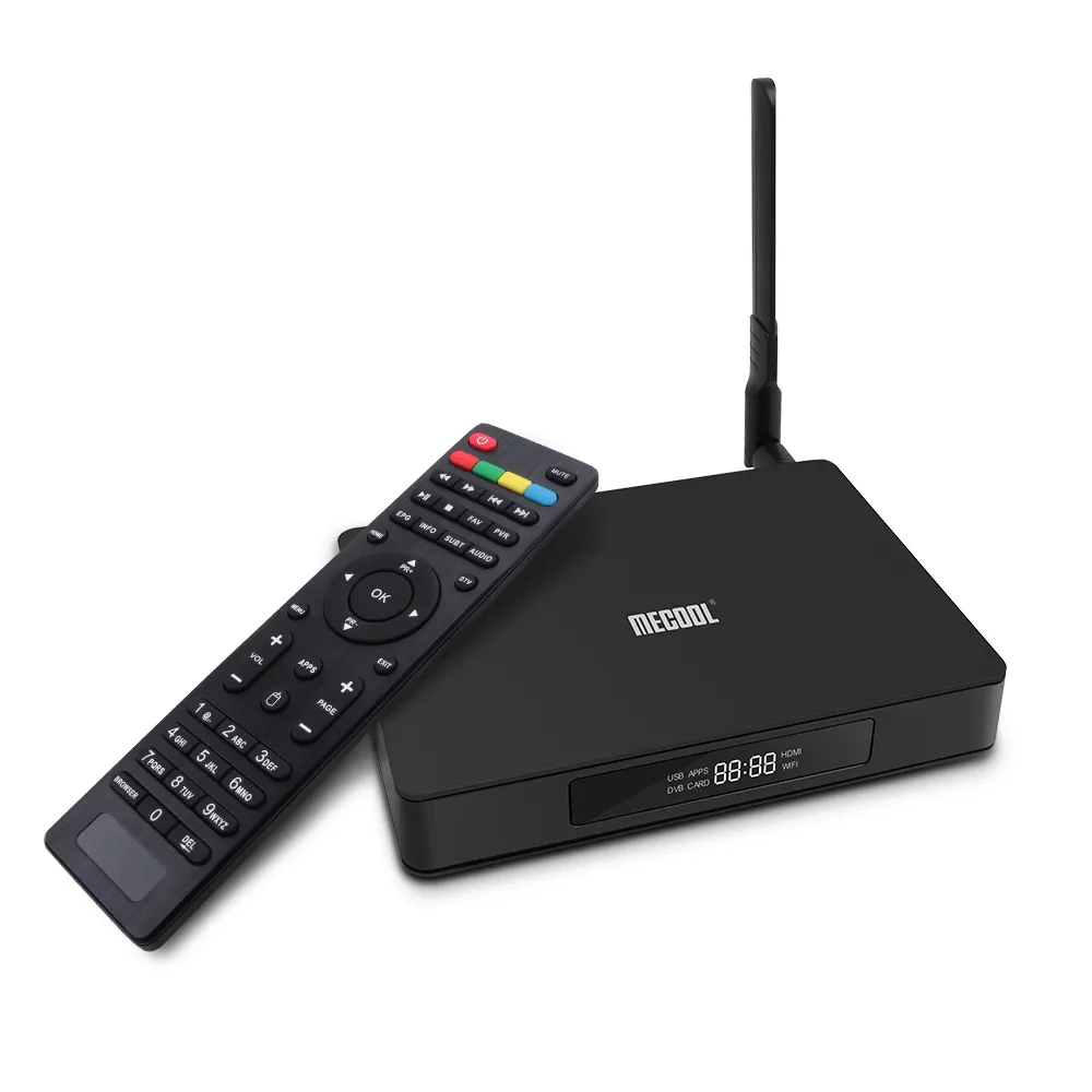 DVB-T2 DVB-S2 DVB-C K6 Hisilicon HI3798M android 7.1 mecool tv box 2gb 16gb android tv box mini pc