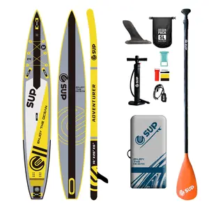 factory wholesale sup race paddle board 14 feet inflatable racing sup board carbon sap board stand up paddleboard water sports
