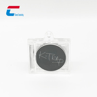 Rfid NFC Musique Mini CD Cas Personnalisé Mini Nfc Cd Porte-clés Disque Acrylique Nfc Disque Vinyle Charme Cd