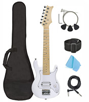 Wholesale Good Tune 30 Inch Electric Guitar Kids-Solid Wood Body Maple Neck 6-String Beginner 1 Humbucker Bag