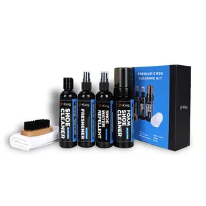 Natural Shoe Cleaning Kit Liquid Waterproof Shoe Care Kit Remove Shoe Stains Sneaker Cleaner Kit