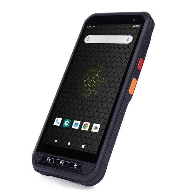 IP67 Ultra-Wideband GPS 12M Long-range Barcode Scanner NFC Reader Industrial Rugged Phone for Data Tracking