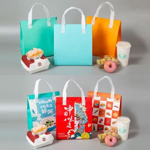 Sac isotherme personnalisé en aluminium écologique, sacs réutilisables non tissés pour aliments, lait, gâteaux - Product Image 5