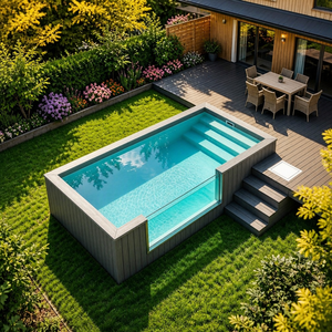 <span class=keywords><strong>Piscine</strong></span> sur mesure en fibre de verre, spa en fibre de verre, <span class=keywords><strong>piscine</strong></span> surélevée en fibre de verre, <span class=keywords><strong>dôme</strong></span> de <span class=keywords><strong>piscine</strong></span> préfabriqué, <span class=keywords><strong>piscine</strong></span> hors sol en fibre de verre avec terrasse - Product Image 5