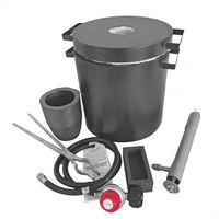 ANDUUK Four de fusion en or, argent et cuivre, nouvel état, machine de traitement des métaux pour la bijouterie, creusets en graphite, moteur principal