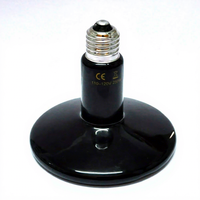 Lampe chauffante en céramique surdimensionnée 110V 125mm 250W E26/27 pour animaux, élevage de poulets, émetteur de chaleur en céramique