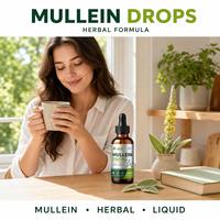 Extrait de feuille de molène en gouttes liquides, marque privée OEM, boisson liquide naturelle pour la détoxification et la purification des poumons, complément alimentaire pour fumeurs
