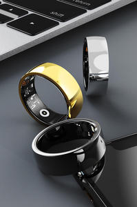 Ultra <b>Thin</b> Smart <b>Ring</b> IP68 Waterproof Fitness Smart <b>Ring</b> with Health Tracking Sleep Monitoring - Product Image 2