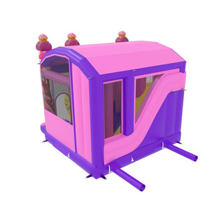 Castello Gonfiabile Rosa a Forma di Carrozza per Principesse, Combo Gonfiabile di Grado Commerciale per Bambine - Product Image 6