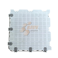 Dalles de sol modulaires portables en PEHD N-02 pour stades, haute résistance, à emboîtement, pour l'accès aux équipements de scène