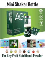 Bouteille de shaker pour protéines, lait et boissons, en plastique alimentaire, avec logo personnalisé imprimé