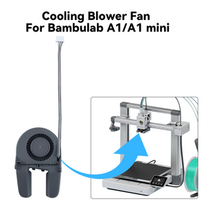 Ventola di Raffreddamento per Componenti Serie Bambulab A1, Riduce le Guasti di Stampa, Ventola di Raffreddamento 5015 per Stampante 3D A1/A1 <span class=keywords><strong>Mini</strong></span> - Product Image 1