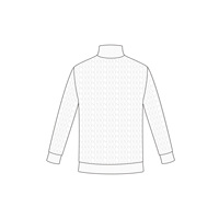 Pull en coton gaufré pour homme, anti-plis, anti-boulochage, avec fermeture éclair, logo personnalisé, tricot torsadé, collection automne