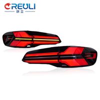 Feux arrière LED CREULI Plug & Play fumés séquentiels, bande lumineuse complète pour hayon, pièces automobiles pour BMW X5 G05 23-24