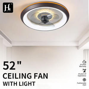 Modern LED <b>Ceiling</b> <b>Fan</b> Lamp with DC Inverter Simple Design for <b>Bedroom</b> or Villa Cross-Border - Product Image 5