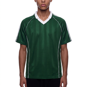 Maillot de sport vert personnalisé pour équipe athlétique, uniforme d'entraînement de football, respirant, séchage rapide, vêtements de sport performants - Product Image 1